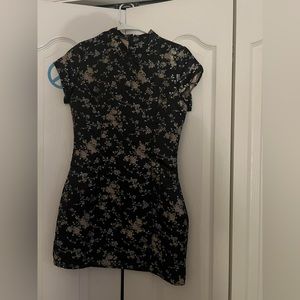 Lioness black high neck mini dress. Never worn. #lioness #urbanoutfitters